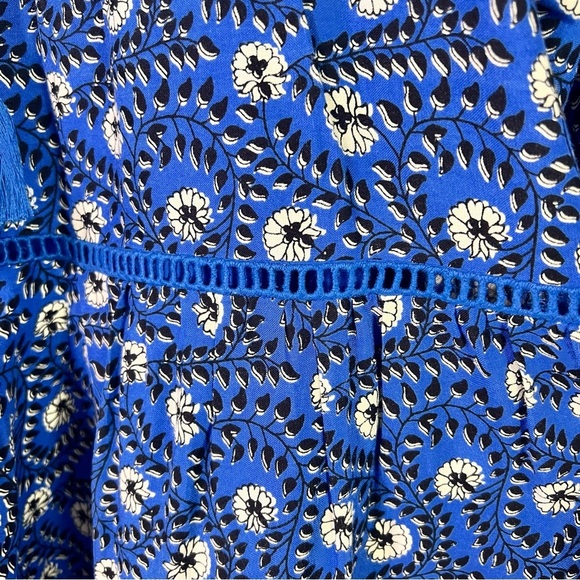 BOG Collective Delft Blue Boho Dress - Picture 6 of 10